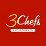 3 Chefs and a Chicken logo
